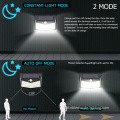 212 LED LUZES DE SENSOR DE MOTOR DE PARECENDO SOLAR PIR LED